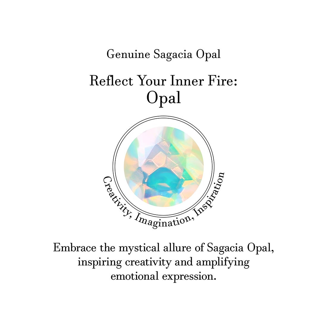 Opal & White Topaz Pendant-(OPL-SP-1165.)
